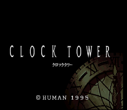 Clock Tower (Japan) Title Screen